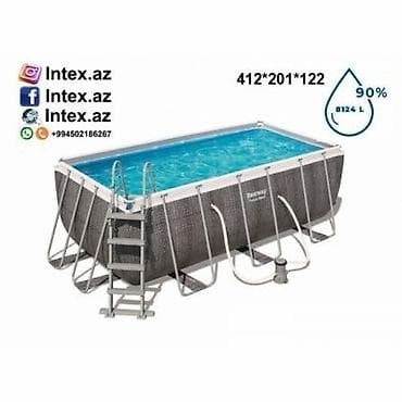 su baseni: Yeni Karkas hovuzu Bestway, 4.1 - 5 m, ≥ 5001 l — 3