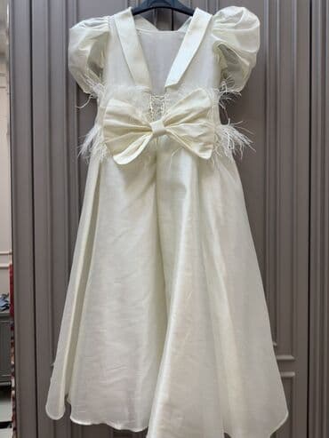 детские платья со шлейфом: Детское платье, Праздничное, 7 - 8 лет — 2