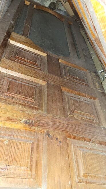 входные двери стекло: Taxta giriş qapısı - Material: tam ağac (kütləvi), klassik panelli — 3