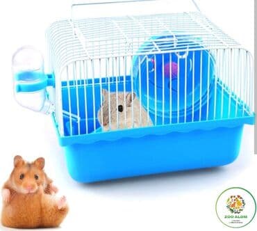 купить клетку для морской свинки: Xamyak və cunqarik qəfəsi. Sadə və kompakt dizaynda hazırlanmış bu — 3