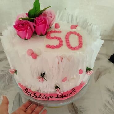 Готовые блюда, кулинария: Salam hər cür şirniyyatlar toy nişan üçün tortlar(ekler yaş keks və.s) — 2