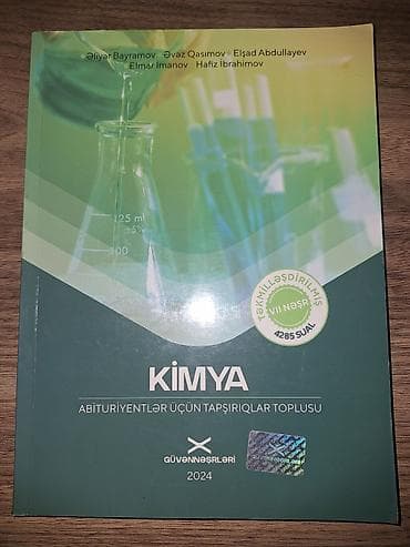 kimya kursu: Kimya 2024 güvən - 10 manat kimya toplu 2025 1ci hissə - 6 manat — 2