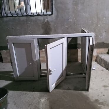 окна бу купить: Plastik (PVC) pəncərə bloku - Material: ağ PVC profil - Konstruksiya — 5