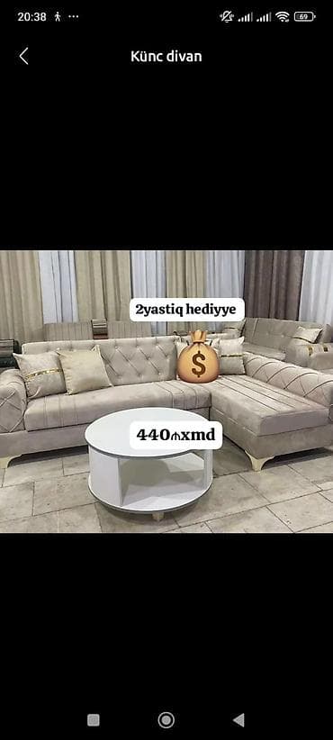 ev ucun radiator: Künc divan, Yeni — 1