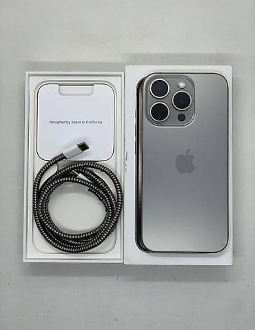 IPhone 15 Pro, 256 GB, Natural Titanium, Zəmanət, Kredit, Simsiz şarj lalafo.az -da IPhone 15 Pro, 256 GB, Natural Titanium, Zəmanət, Kredit, Simsiz şarj
