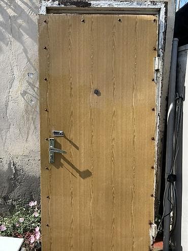 Dəmir giriş qapısı və çərçivəsi - Material: polad/dəmir qapı yarpağı — 2