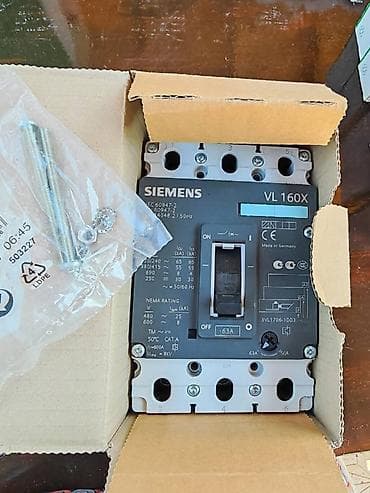 Güc avtomat açarı Siemens Sentron VL160X. Yenidir. Whatsapla əlaqə — 1