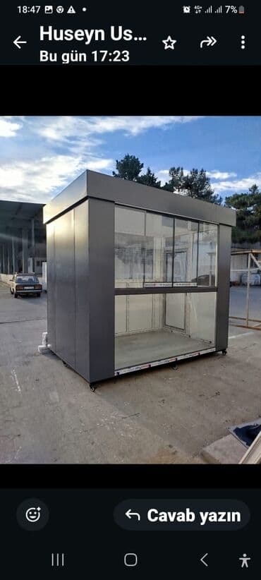 anbar üçün konteyner: Mühafizə BUTKALARI. 120x120=690 man Təzə 155x155=690 man işlenmişi — 14