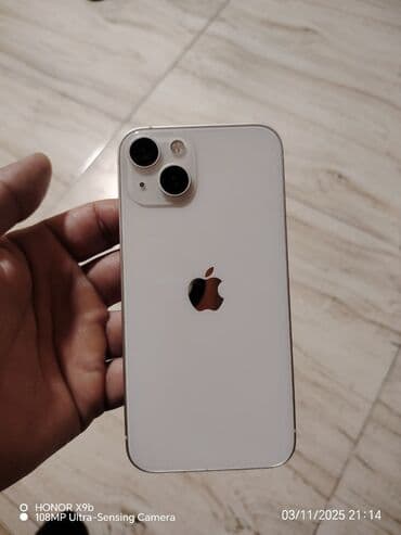 iphone 15 divar kağızları: IPhone 13, Ağ, Face ID — 3