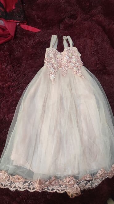 джинсовое платье для девочки: Tezedir bir defe geyilib qiz usaqi ucun 10.12 yas — 1