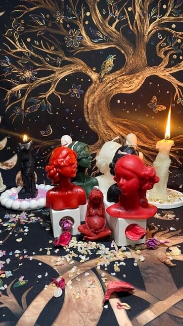 Ev üçün dekor: Şam Fiqurlu, Parafin — 4