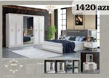 işlenmiş termolar: İkinəfərlik çarpayı, Dolab, Termo, 2 tumba, Azərbaycan, Yeni — 24