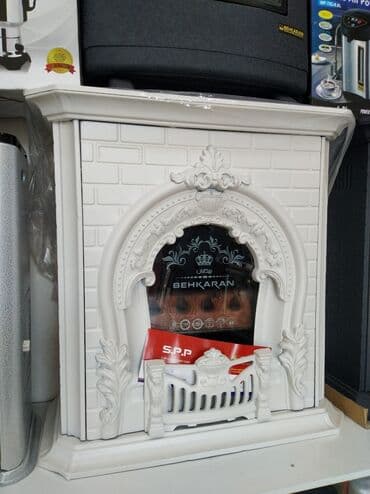 Behkaran dekorativ elektrik kamin - Klassik dizaynlı, ağ rəngli lalafo.az -da Behkaran dekorativ elektrik kamin - Klassik dizaynlı, ağ rəngli