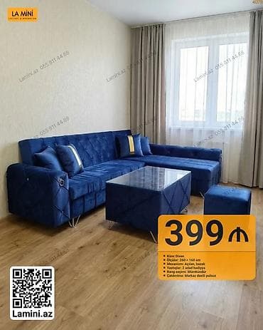 Künc divan, Qonaq otağı üçün, Açılmayan — 1