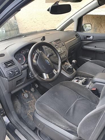 barter avto: Ford Focus C-Max, qara rəng, 5 qapılı kompakt miniven. Xarici: - Qara — 8