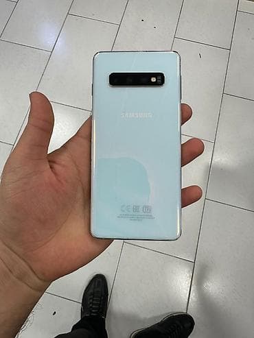 samsung kondisioner: Samsung Galaxy S10, 128 GB, rəng - Ağ, Barmaq izi — 2