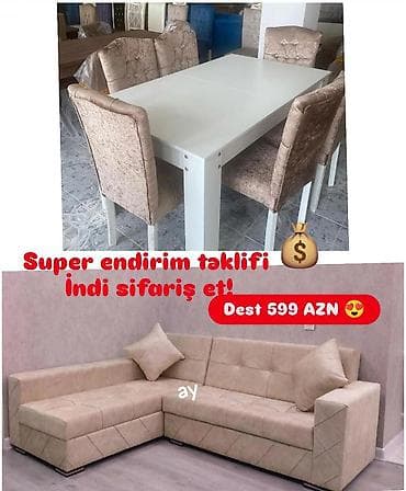 Yeni, Masa və oturacaqlar, Divan