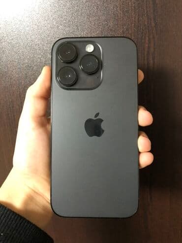 telefon şəkilləri: IPhone 14 Pro, 128 GB, Qara, Face ID, Simsiz şarj, Zəmanət — 1