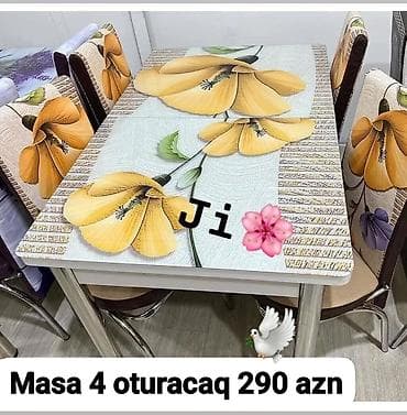 Mətbəx üçün, Yeni, 4 stul