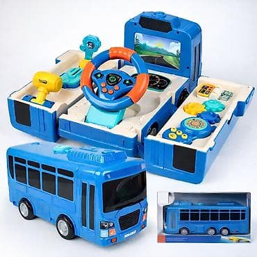 Автокресла: Автобус трансформер симулятор.детский игровой автобус-трансформер 2 в — 1