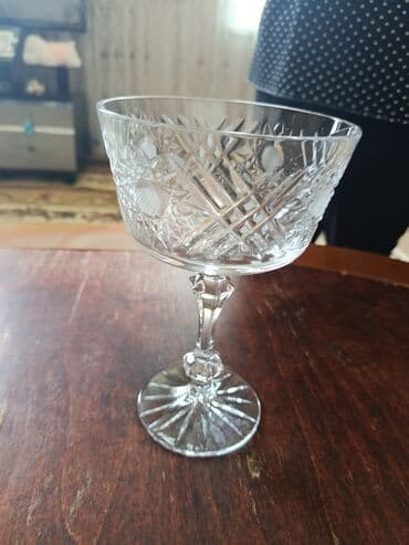 şam qabı: Qədəhlər, Xrustal, 1 əd — 1