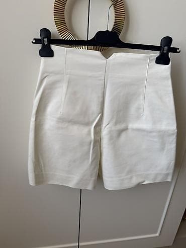 şort: Şort, Stradivarius, S, rəng - Ağ — 2