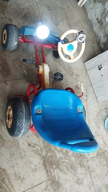 oyunca: Uşaq pedallı go-kart - Dörd təkərli, stabil konstruksiya - Pedalla — 8