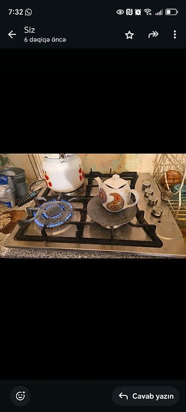 Qaz sobası Quraşdırılan, 4 gözlü — 1