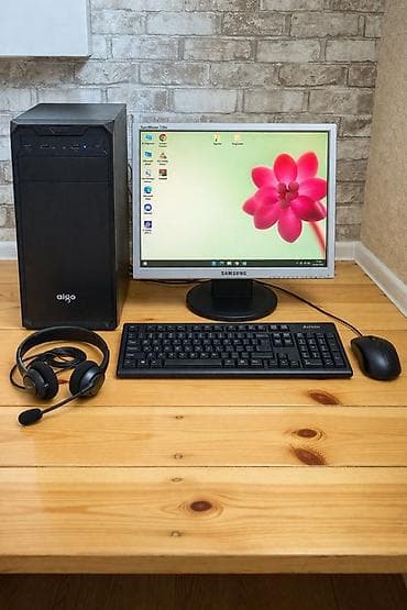 💻 Kompüter satılır (Komplekt – monitor + klaviatura + mouse) 🔹