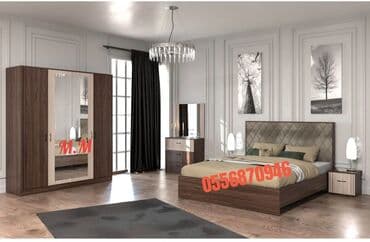 metbex skaf: İkinəfərlik çarpayı, Dolab, Termo, 2 tumba, Azərbaycan, Yeni — 21