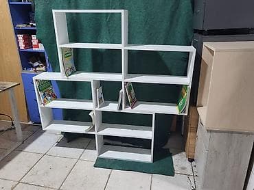 divar rəfi: Yeni, Kitab rəfi, Düz — 6