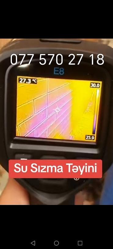Reklam, çap: Su sızmasının təyini və təmiri xidməti - Termal kamera və xüsusi — 1
