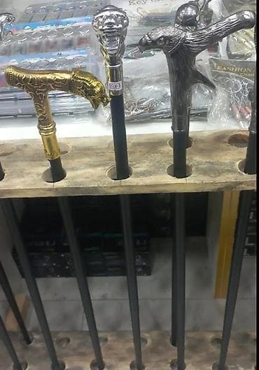 Dekorativ Ģəzəyli Əsa/Qoltuq Dəstəyi - Model: müxtəlif fiqurlu