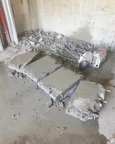 Услуги по строительству и ремонту: Beton kəsimi və deşilməsi xidməti - Dəqiq və tozsuz kəsim: monolit — 10