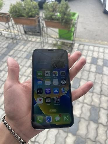 iphone telefon divar kagizlari: IPhone X, 64 GB, Gümüşü, Face ID — 1