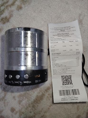 radio usb bluetooth: Mini Speaker WS-887 portativ akustik sistem - Kompakt silindrik — 2