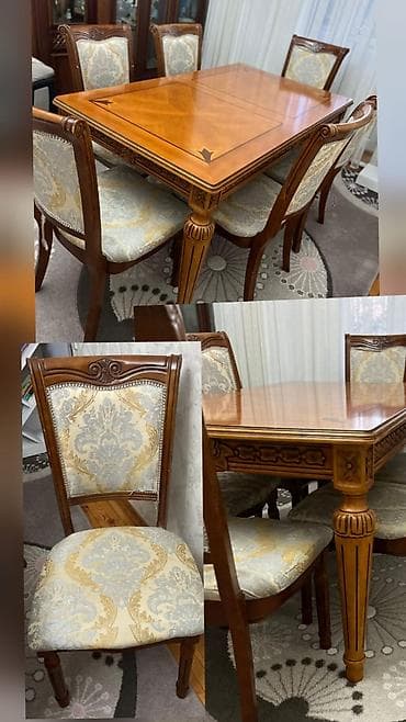 su ceni islenmis: Açılan masa 6 stul dəsti Qiyməti 300 manat. Ünvan Yeni Günəşli — 1