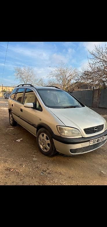 avto market: Opel Zafira, gümüşü rəng, 7 yerlik — 1