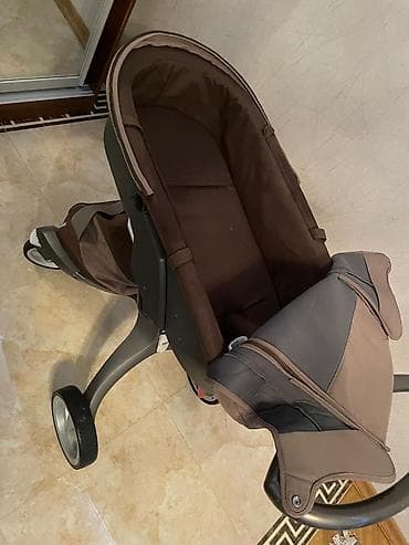 Stokke Xplory uşaq arabası – qəhvəyi rəng Xüsusiyyətlər: - Yüksək — 6