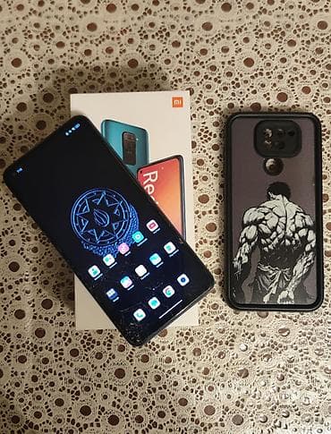 Mətbəx texnikası: Redmi Note 9, 128 GB, rəng - Göy, Barmaq izi — 1