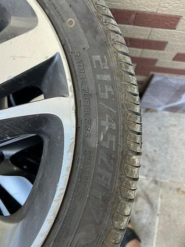 vaz 31 10: İşlənmiş Disk təkər Hyundai 215 / 45 / R 17, 5 Boltlu — 7