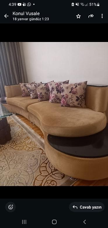 taxta ceper: Divan, Açılmayan, Bazasız, Vеlur parça — 1