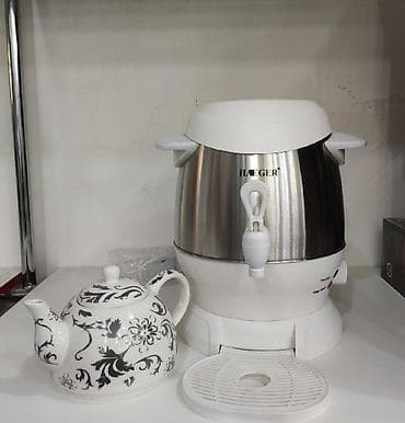 Samovarlar: Samovar elektrik samovar Heager 6 litr tutumlu Paslanmaz iy tam vermez — 1