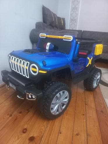 uşaq üçün masinlar: Uşaq üçün elektrikli off-road tipli minik maşını - Korpus: mavi — 1