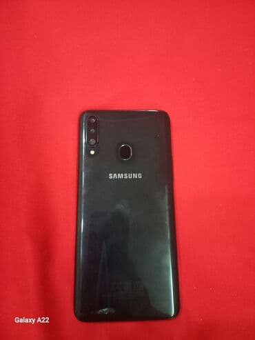 Samsung Galaxy A20s, 32 GB, rəng - Qara, Barmaq izi