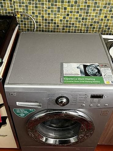 pitminutka kreditle: Paltaryuyan maşın LG, 8 kq, İşlənmiş, Avtomat, Qurutmasız, Kredit yoxdur, Ünvandan götürmə — 1