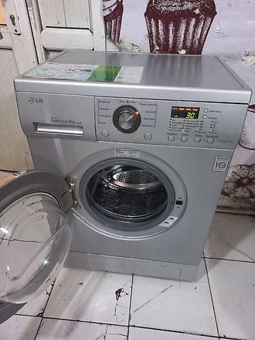 bas masini: Paltaryuyan maşın LG, 6 kq, İşlənmiş, Avtomat, Qurutma var, Pulsuz çatdırılma, Ödənişli çatdırılma — 2