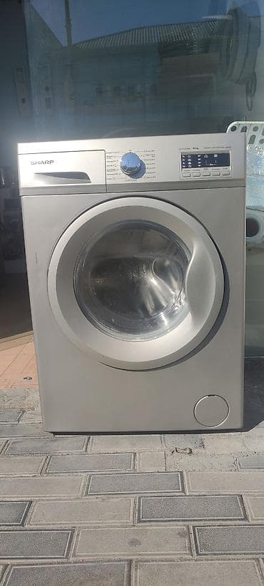 Paltaryuyan maşın Sharp, 6 kq, İşlənmiş, Avtomat, Qurutmasız, Kredit yoxdur, Ödənişli çatdırılma