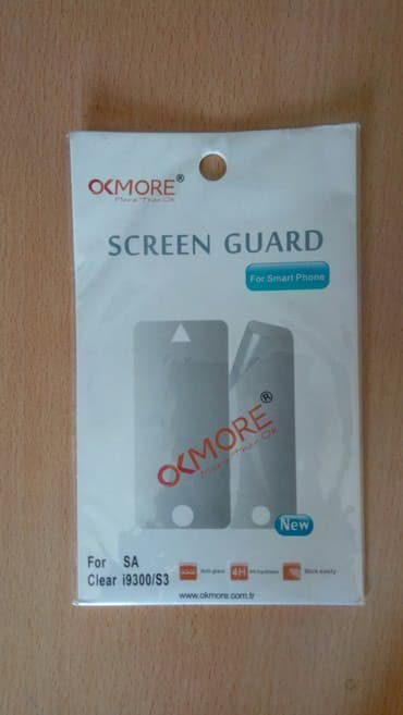 Ekran qoruyucusu Samsung S3 üçün- 7 azn. Защитнитное покрытие для