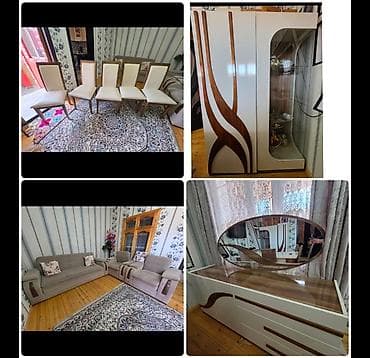 Qorka kamod divan 2kreslo 6eded stul.hamisi bir yerde 300m Ünvan lalafo.az -da Qorka kamod divan 2kreslo 6eded stul.hamisi bir yerde 300m Ünvan